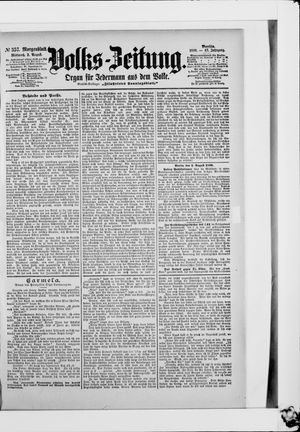 Volks-Zeitung vom 02.08.1899