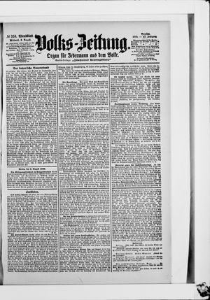 Volks-Zeitung vom 02.08.1899