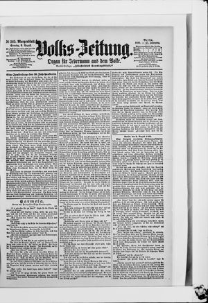 Volks-Zeitung vom 06.08.1899