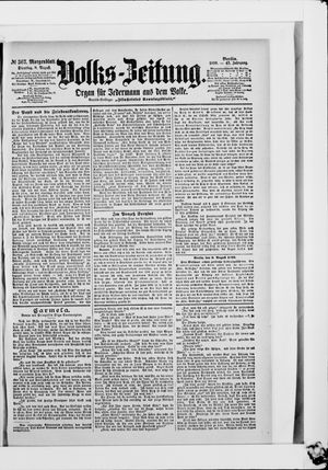 Volks-Zeitung vom 08.08.1899