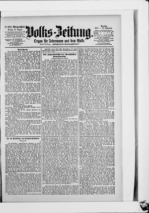 Volks-Zeitung vom 11.08.1899