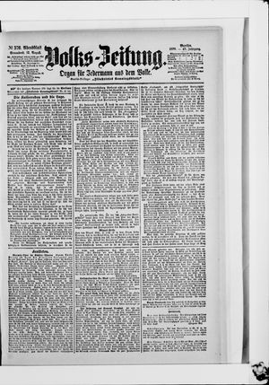 Volks-Zeitung vom 12.08.1899