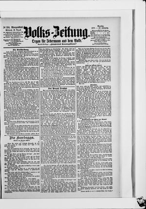 Volks-Zeitung vom 16.08.1899