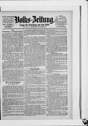 Volks-Zeitung vom 17.08.1899