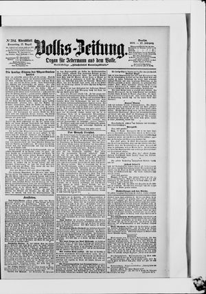 Volks-Zeitung vom 17.08.1899
