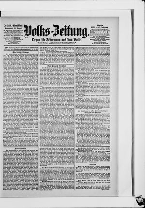 Volks-Zeitung vom 19.08.1899