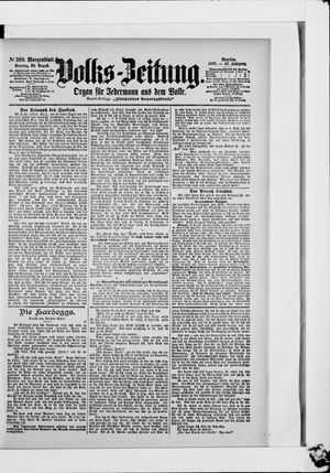 Volks-Zeitung vom 20.08.1899