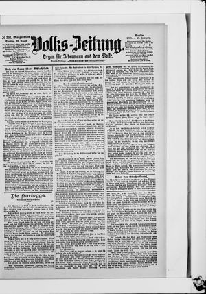 Volks-Zeitung vom 22.08.1899