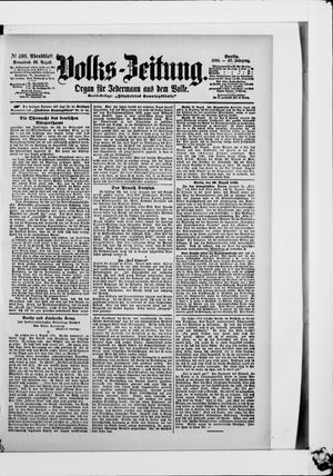 Volks-Zeitung vom 26.08.1899