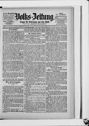 Volks-Zeitung vom 02.09.1899