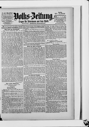 Volks-Zeitung vom 02.09.1899