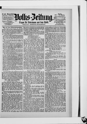 Volks-Zeitung vom 07.09.1899
