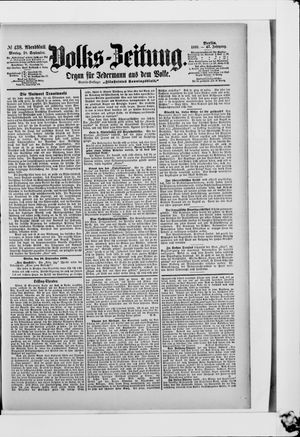 Volks-Zeitung vom 18.09.1899