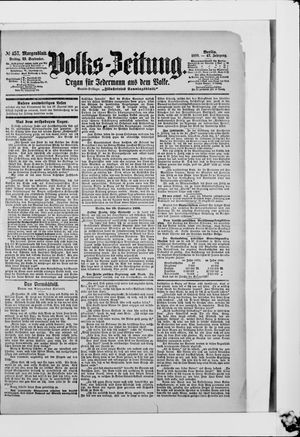 Volks-Zeitung vom 29.09.1899
