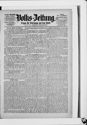 Volks-Zeitung vom 02.10.1899