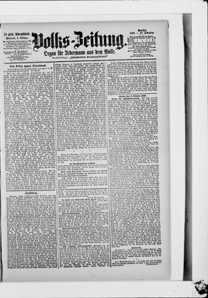 Volks-Zeitung vom 04.10.1899