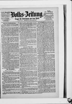 Volks-Zeitung vom 05.10.1899