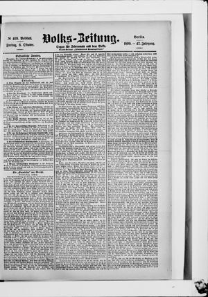 Volks-Zeitung vom 06.10.1899