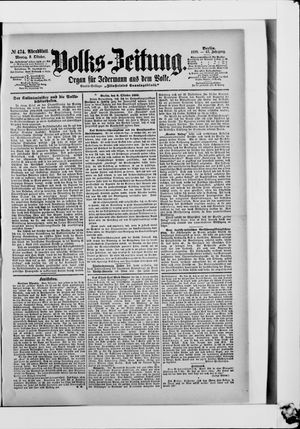 Volks-Zeitung vom 09.10.1899