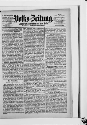 Volks-Zeitung vom 14.10.1899
