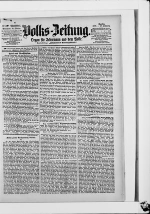 Volks-Zeitung vom 14.10.1899