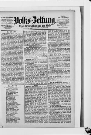 Volks-Zeitung vom 18.10.1899