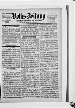 Volks-Zeitung vom 19.10.1899