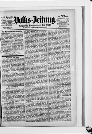Volks-Zeitung vom 22.10.1899