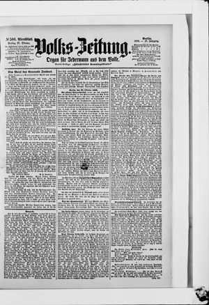 Volks-Zeitung vom 27.10.1899