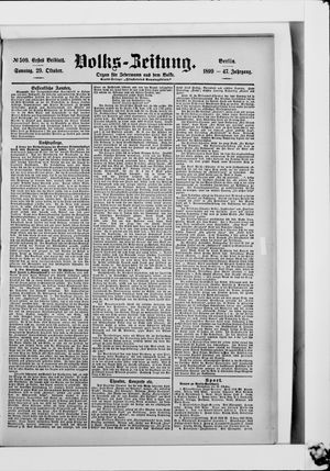 Volks-Zeitung on Oct 29, 1899