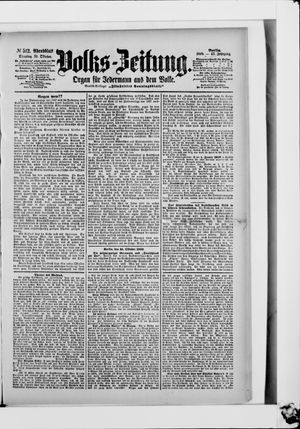 Volks-Zeitung vom 31.10.1899