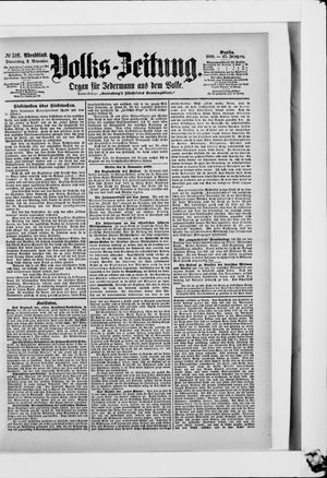 Volks-Zeitung vom 02.11.1899