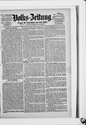 Volks-Zeitung vom 03.11.1899