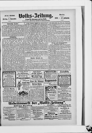 Volks-Zeitung vom 03.11.1899