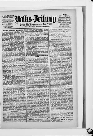 Volks-Zeitung vom 06.11.1899
