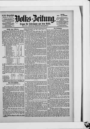 Volks-Zeitung vom 14.11.1899