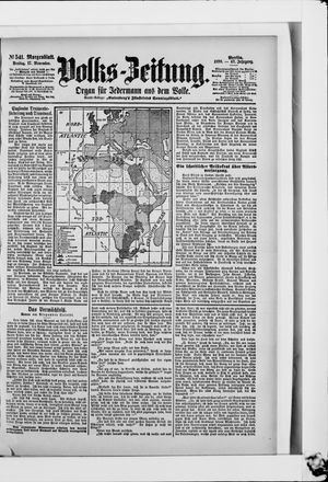 Volks-Zeitung vom 17.11.1899