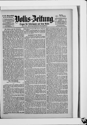 Volks-Zeitung vom 26.11.1899