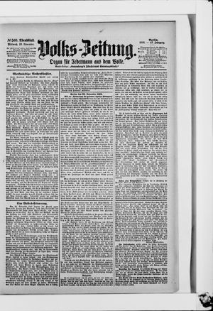 Volks-Zeitung vom 29.11.1899