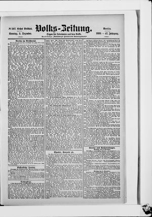 Volks-Zeitung vom 03.12.1899