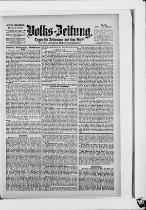 Volks-Zeitung vom 04.12.1899