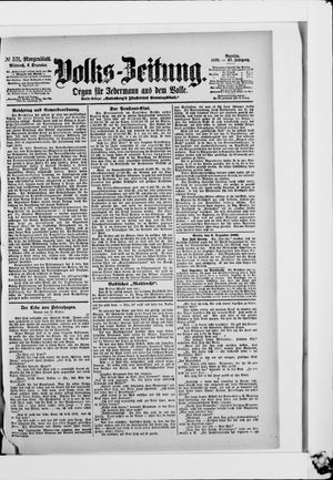 Volks-Zeitung vom 06.12.1899