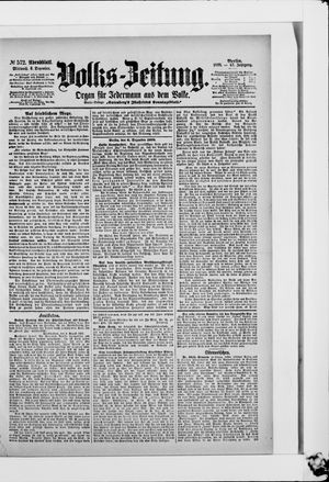 Volks-Zeitung vom 06.12.1899