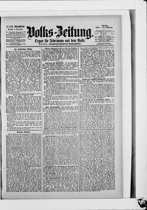 Volks-Zeitung vom 08.12.1899