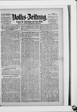Volks-Zeitung vom 09.12.1899
