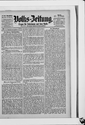 Volks-Zeitung vom 16.12.1899