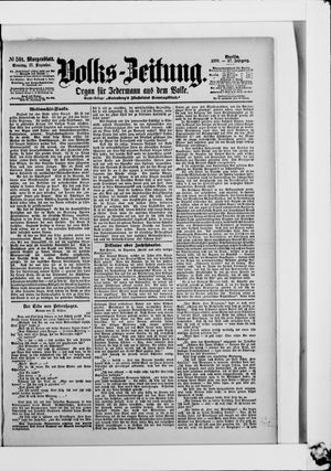 Volks-Zeitung vom 17.12.1899