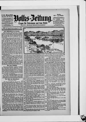 Volks-Zeitung vom 23.12.1899