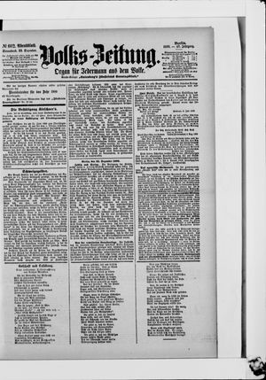 Volks-Zeitung vom 23.12.1899