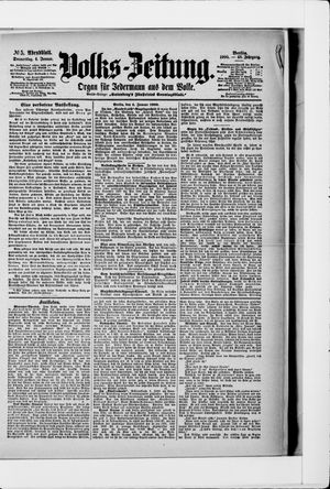 Volks-Zeitung vom 04.01.1900